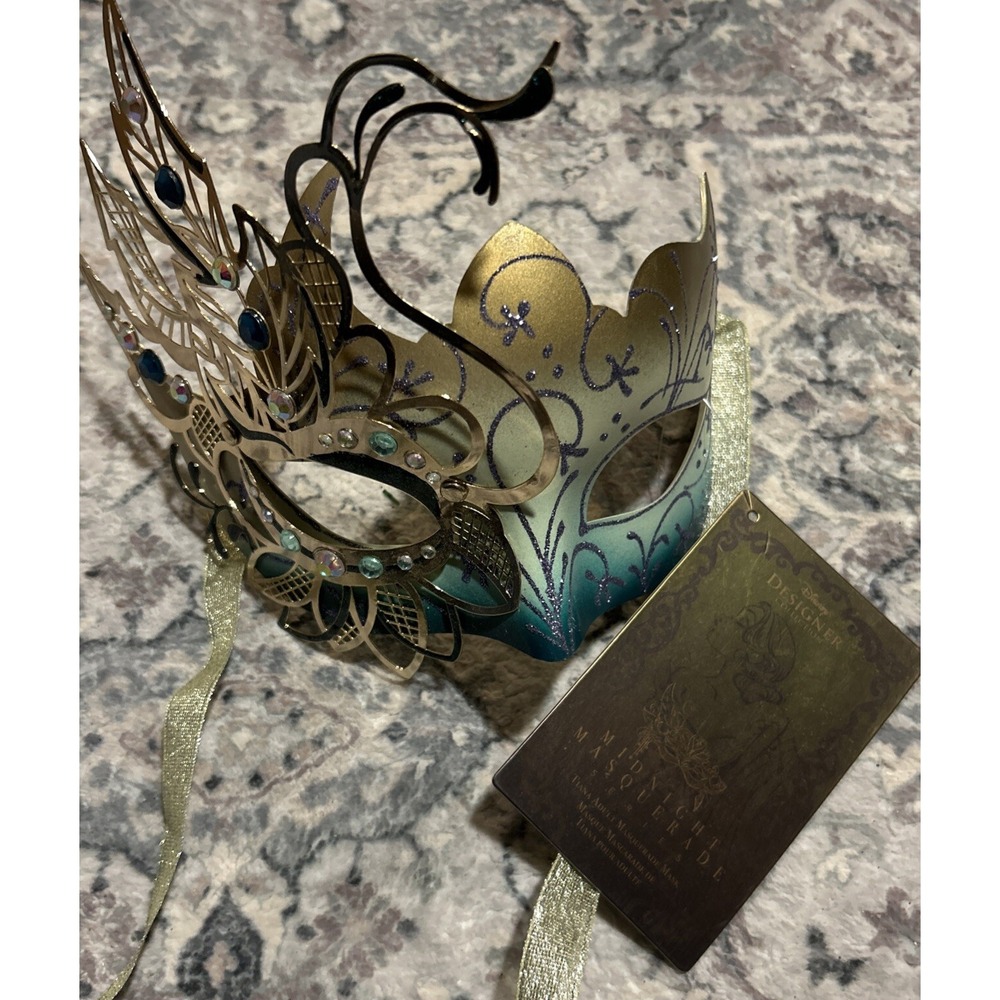 Tiana Midnight‎ Masquerade Mask Adults Designer Collection Halloween Mardi Gras